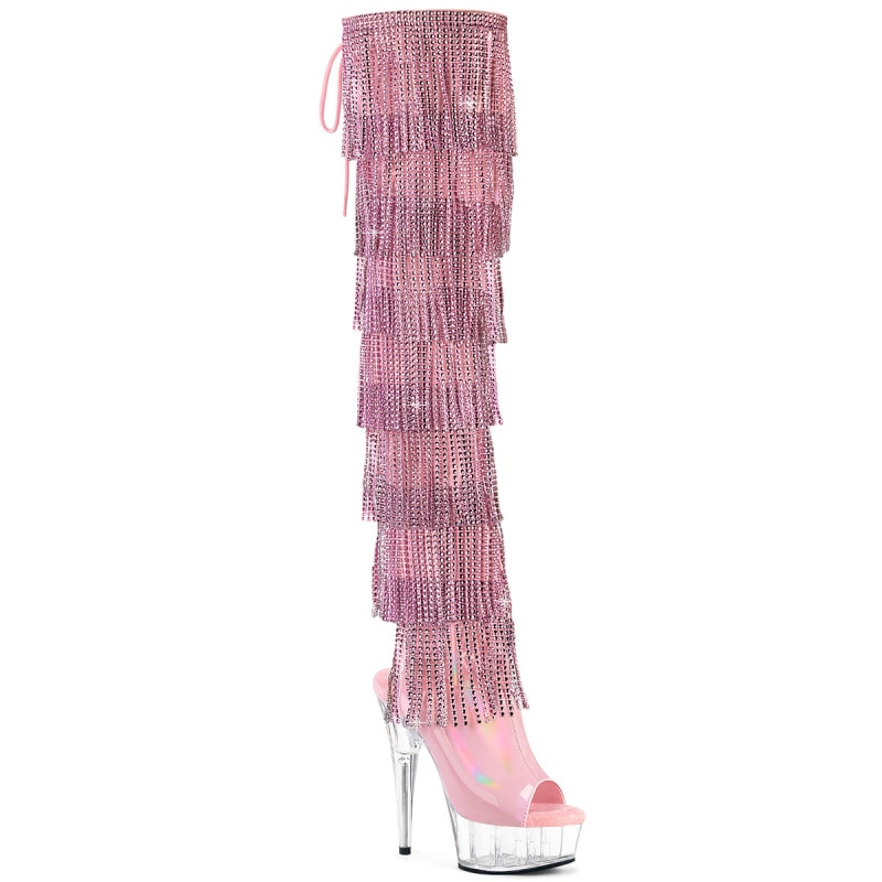 Pleaser(�ץ꡼����) DELIGHT-3017HG-RSF �����ץ�ȥ����ҡ��� 7�إ饤�󥹥ȡ���ե�� �Хå��졼�����å� �����ϥ��֡��� �٥ӡ��ԥ󥯥ۥ������ꥢ������