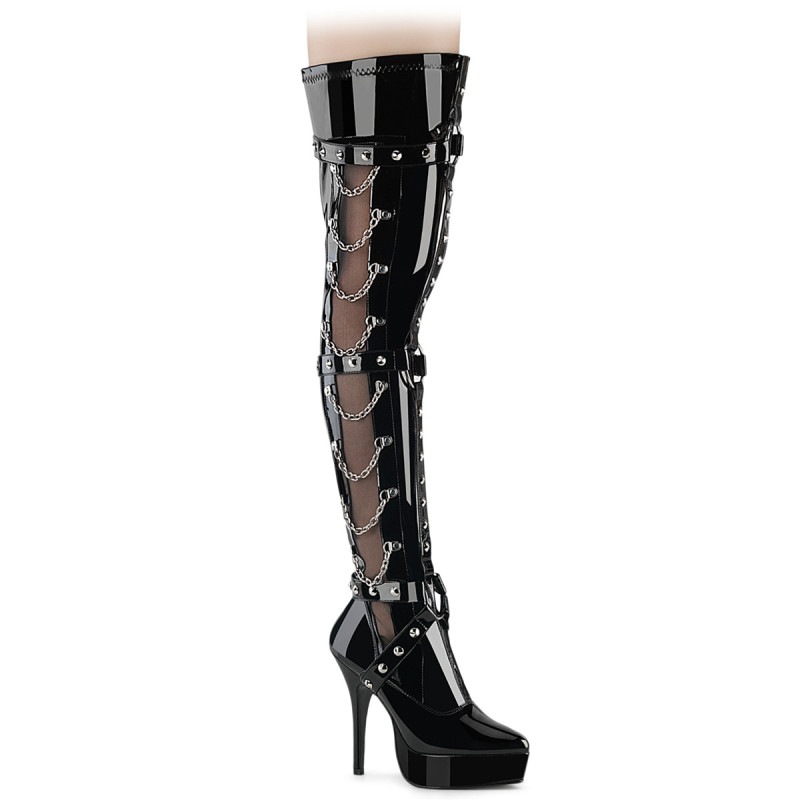 Devious(Pleaser) INDULGE-3026 �����ɥ�å���ѥͥ� �����ϥ��֡��� �������� �����å� ������ZIP ���ʥ���������