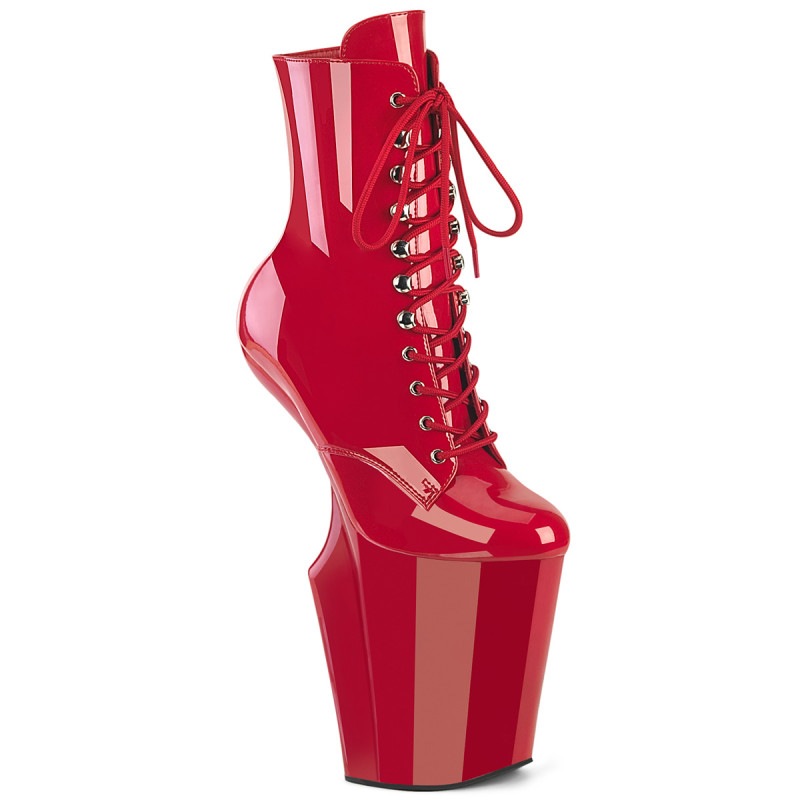 Pleaser(�ץ꡼����) WORSHIP-1020 �ҡ���쥹���쥢�󥯥�֡��� 25cm��ҡ���̵�� 12cm���� ������ZIP ���ʥ���֢�����