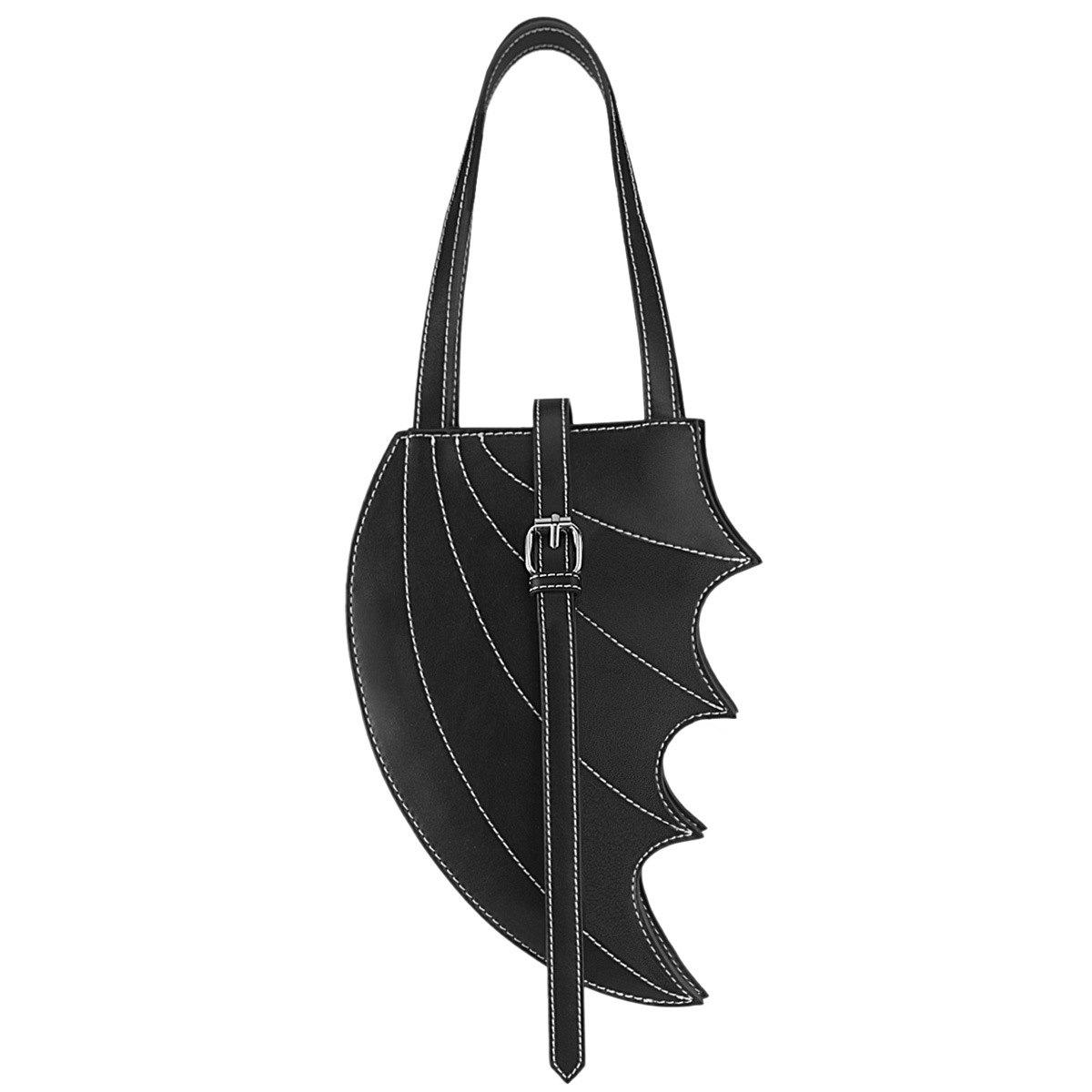 Demonia(デモニア) HB-215 コウモリの翼型 ハンドバッグ フェイクレザー Faux Leather Batwing Handbag 25x18x5 cm◆取り寄せ Demonia(デモニア) HB-215 コウモリの翼型 ハンドバッグ フェイク