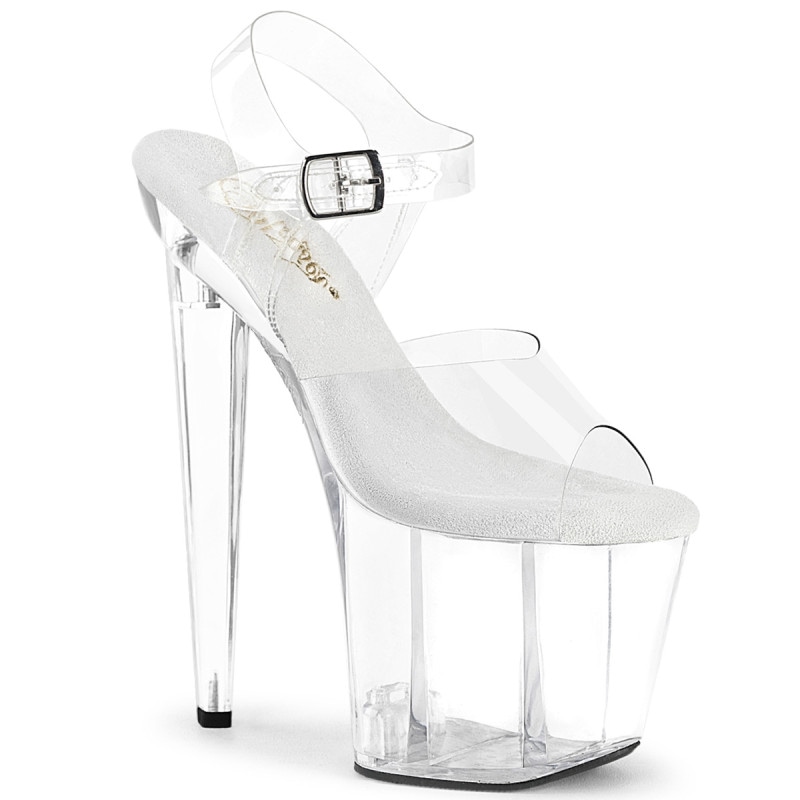Pleaser(�ץ꡼����) RAZZLE-808 Ķ���쥢�󥯥륹�ȥ�åץ������ 20cm�ҡ��� ���ꥢ�����ꥢ������