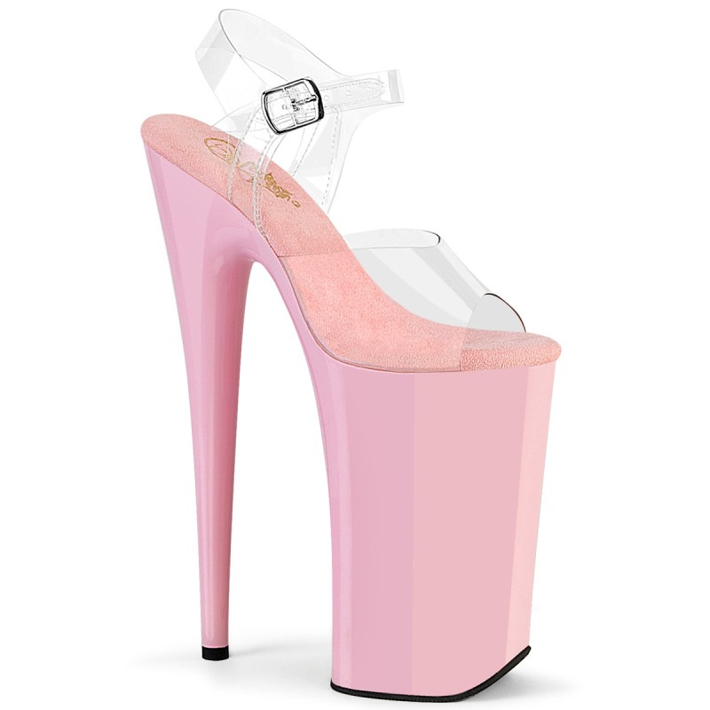 Pleaser(�ץ꡼����) BEYOND-008 10�����(��25cm)�ҡ��� Ķ���쥵����� ���ꥢ���٥ӡ��ԥ󥯢�����