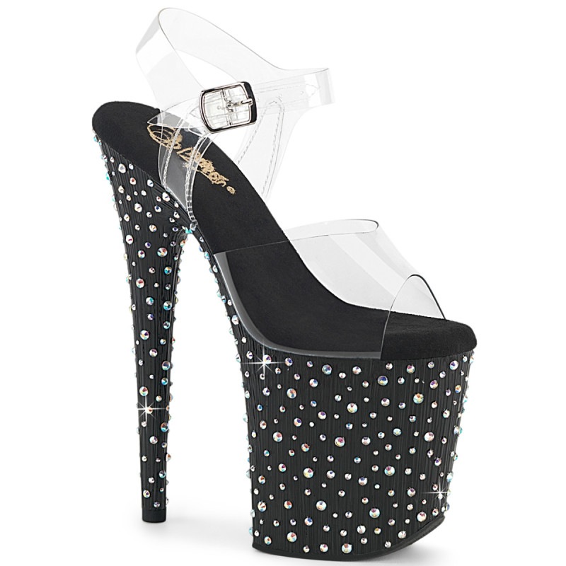 Pleaser(�ץ꡼����) STARDANCE-808 �ޥ���������饤�󥹥ȡ�����쥵����� ���ꥢ���֥�å�-����С��ޥ��RS������