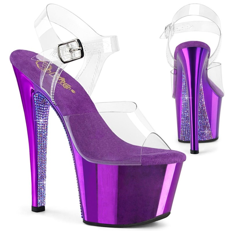 Pleaser(�ץ꡼����) SKY-308CHRS �������̥饤�󥹥ȡ��� ���󥯥륹�ȥ�åץ������ ���ꥢ���ѡ��ץ륯������-AB RS������