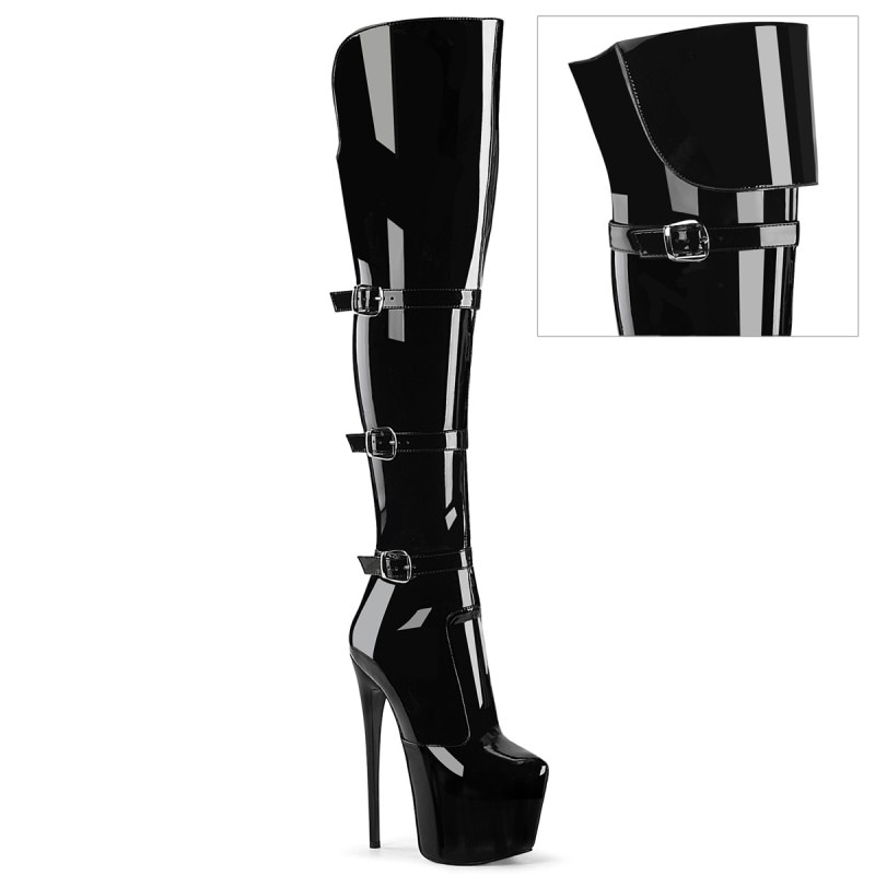 Pleaser(�ץ꡼����) JUBILANT-3018 ���Хå��륹�ȥ�å� �����С��ˡ��֡��� 2/3������ZIP ���ʥ���������