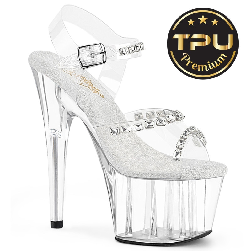 Pleaser(�ץ꡼����) ADORE-708PREM-STN ���󥯥륹�ȥ�å׸��쥵����� 7������ҡ��� ���ꥢTPU�����ꥢ������