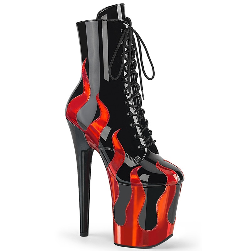 Pleaser(�ץ꡼����) FLAMINGO-1020FLM ���� Ķ���쥢�󥯥�֡��� ���硼�ȥ֡��� ������ZIP ���ʥ������֢�����