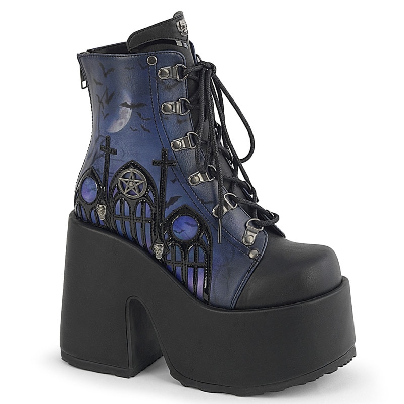 Demonia(�ǥ�˥�) CAMEL-203-PT �����������Ʋ�����ȥץ��� ����󥭡��ҡ��� ���쥷�硼�ȥ֡��� �Хå�ZIP������