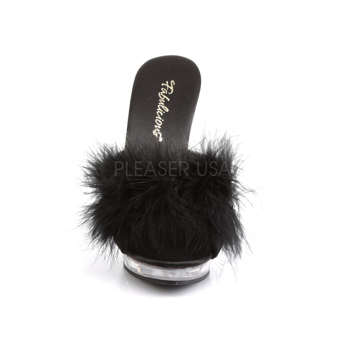 Pleaser �ե����դ� ������� �ߥ塼�� �ϥ��ҡ��� �����֥�å� �ץ꡼���� LIP-101-8-BLK������