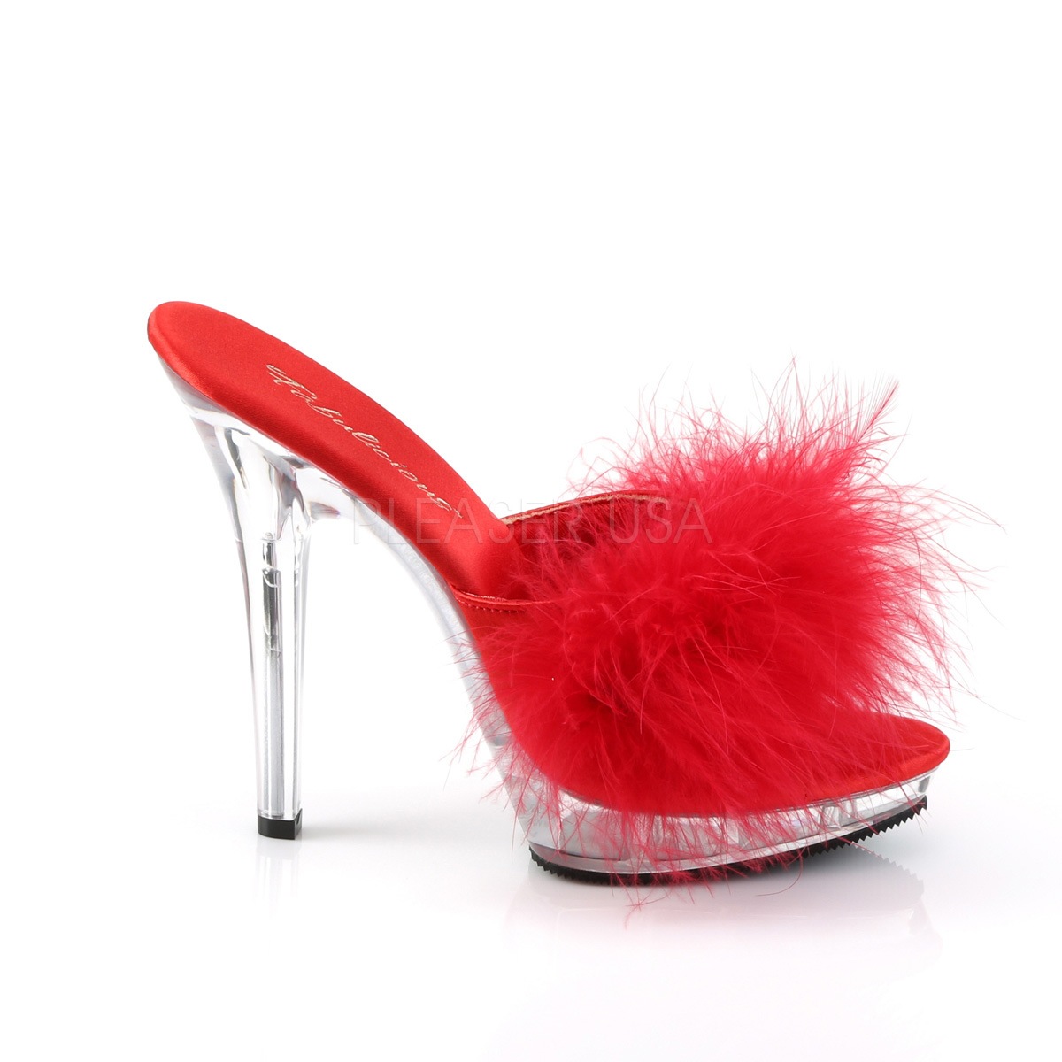 Pleaser �ե����դ� ������� �ߥ塼�� �ϥ��ҡ��� �֡���å� �ץ꡼���� LIP-101-8-RED������