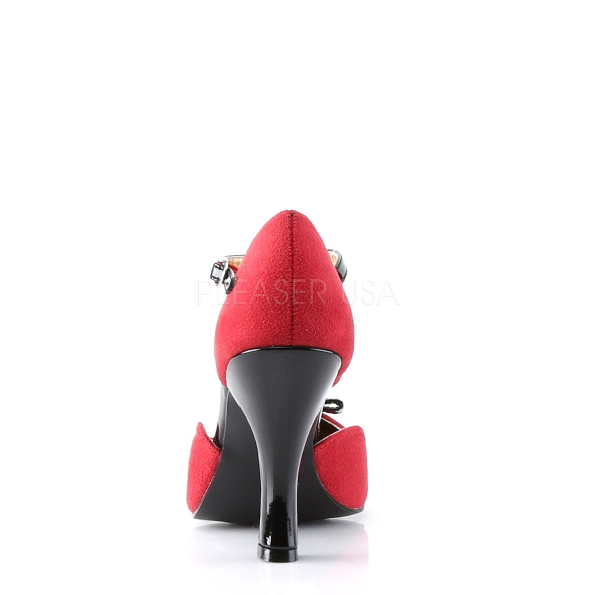 PIN UP COUTURE T���ȥ�åץѥ�ץ� �� ���ʥ�롿���ӥ�����Ǻ� �ϥ��ҡ�����10cm Pleaser SMITTEN-10-RED������