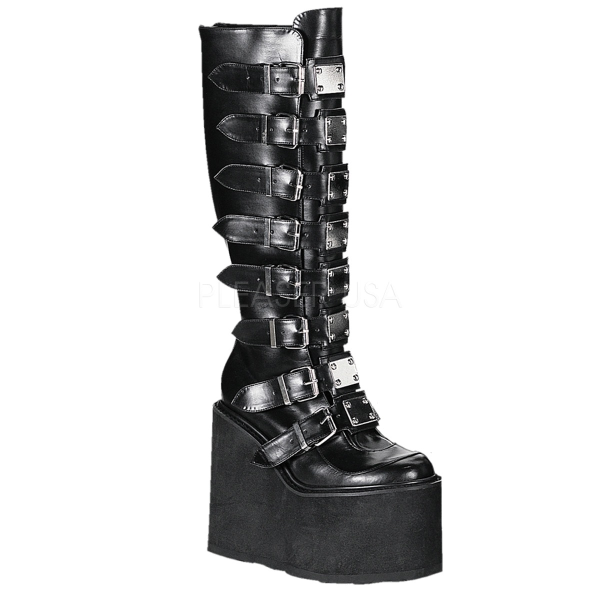 Demonia SWING-815 5 1/2inch PF Goth Punk Gogo Cyber Knee BT w/ l Plates◆取り寄せ 1_000000004106.jpg?1678209904