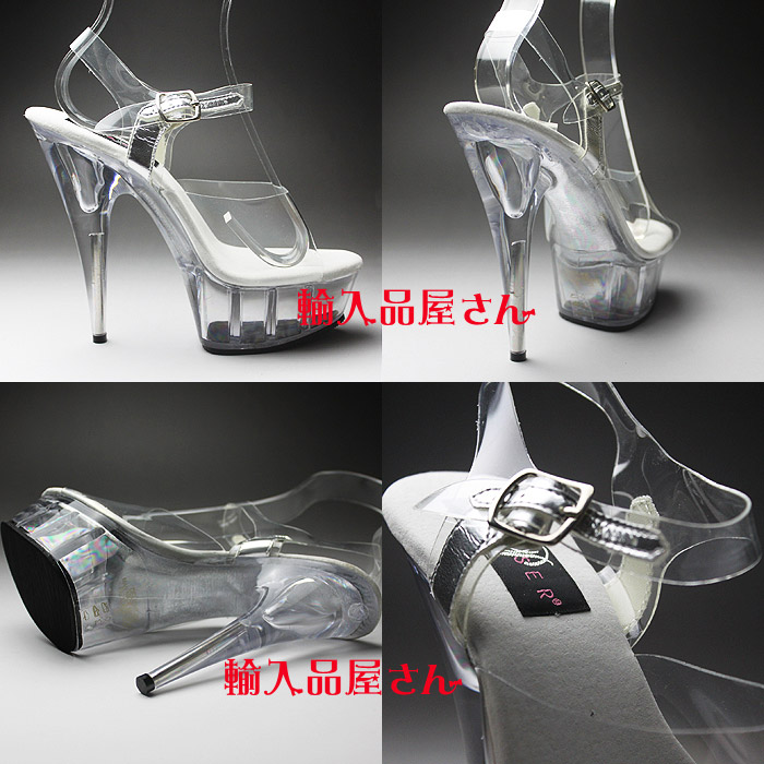 Pleaser �ץ꡼���� ���ꥢ�ҡ��� ��ǥ����� ������� (�� ���塼��) ���� �ϥ��ҡ��� ���ȥ�å� �ҡ������15cm DELIGHT-608