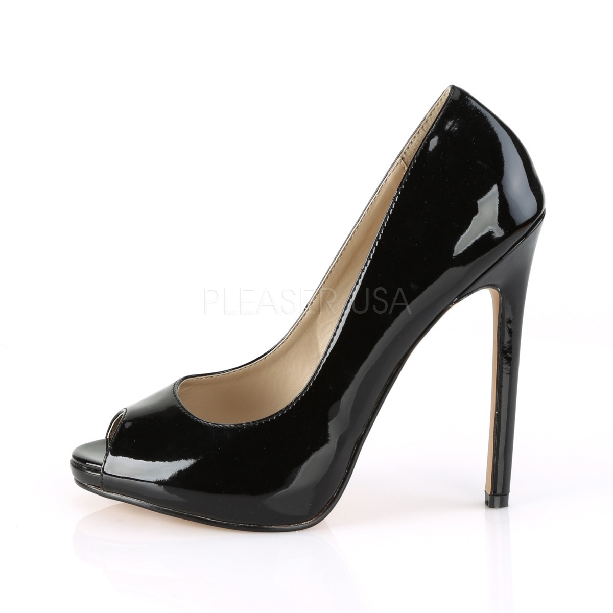 Pleaser(�ץ꡼����) SEXY-42 �ԡ��ץȥ��ѥ�ץ� ���ʥ��� �֥�å� ��12.5cm�ҡ��뢡����