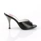 Pin Up Couture MONROE-05 4 1/4inch Flared Heel Slide������