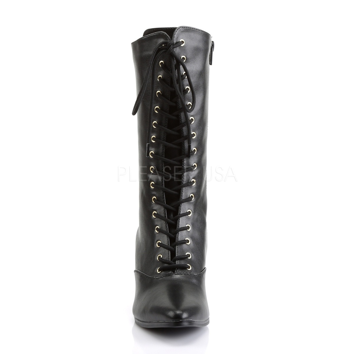 Funtasma VICTORIAN-120 ���硼�ȥ֡��� 2 3/4inch Heel Front Lace Up Mid Calf Boot w/Inner Side Zip������