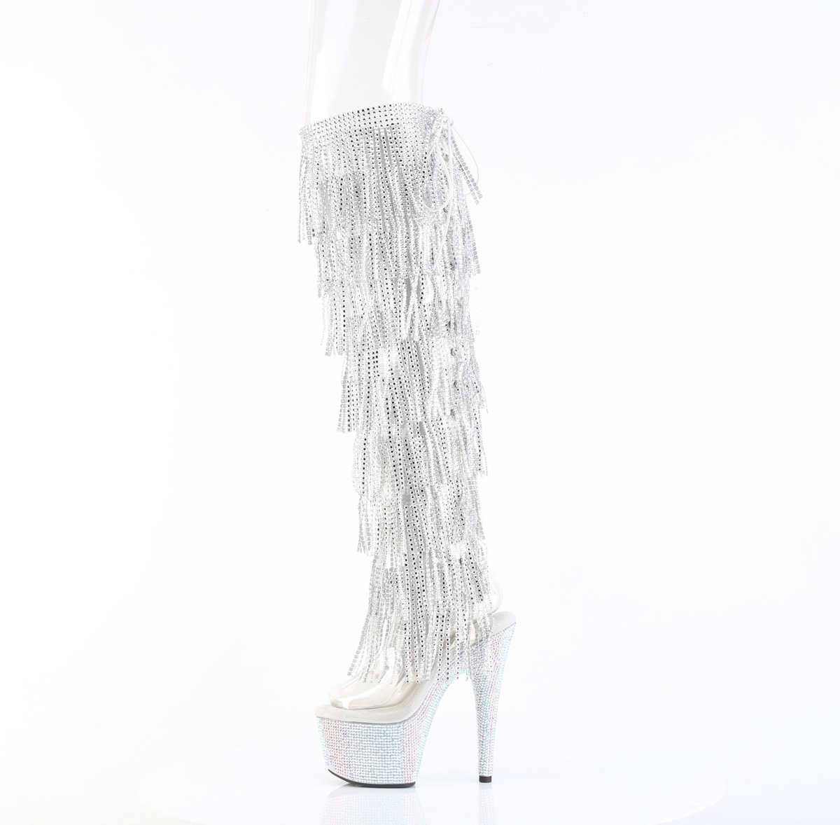 Pleaser(�ץ꡼����) BEJEWELED-3019C-RSF-7 �����ץ�ȥ����ҡ��� ���إ饤�󥹥ȡ���ե�� �֡��ĥ������ ���ꥢ������С�AB RS������