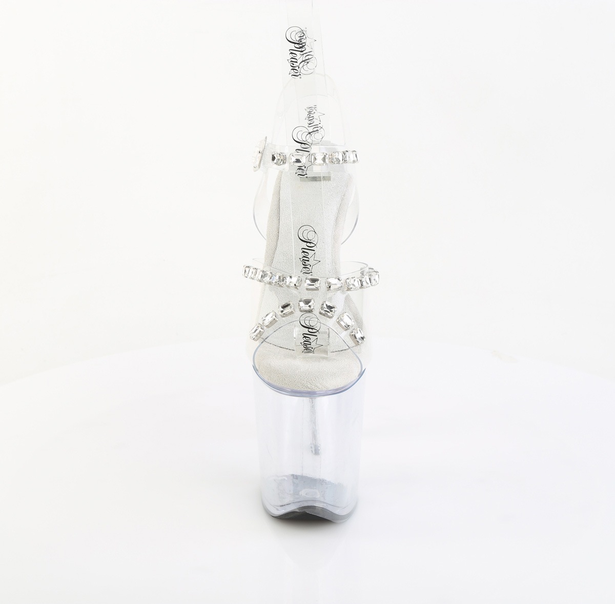 Pleaser(�ץ꡼����) FLAMINGO-808PREM-STN �ե�ߥ� ���󥯥륹�ȥ�å׸��쥵����� 8�����(��20cm)�ҡ��� ���ꥢTPU�����ꥢ������