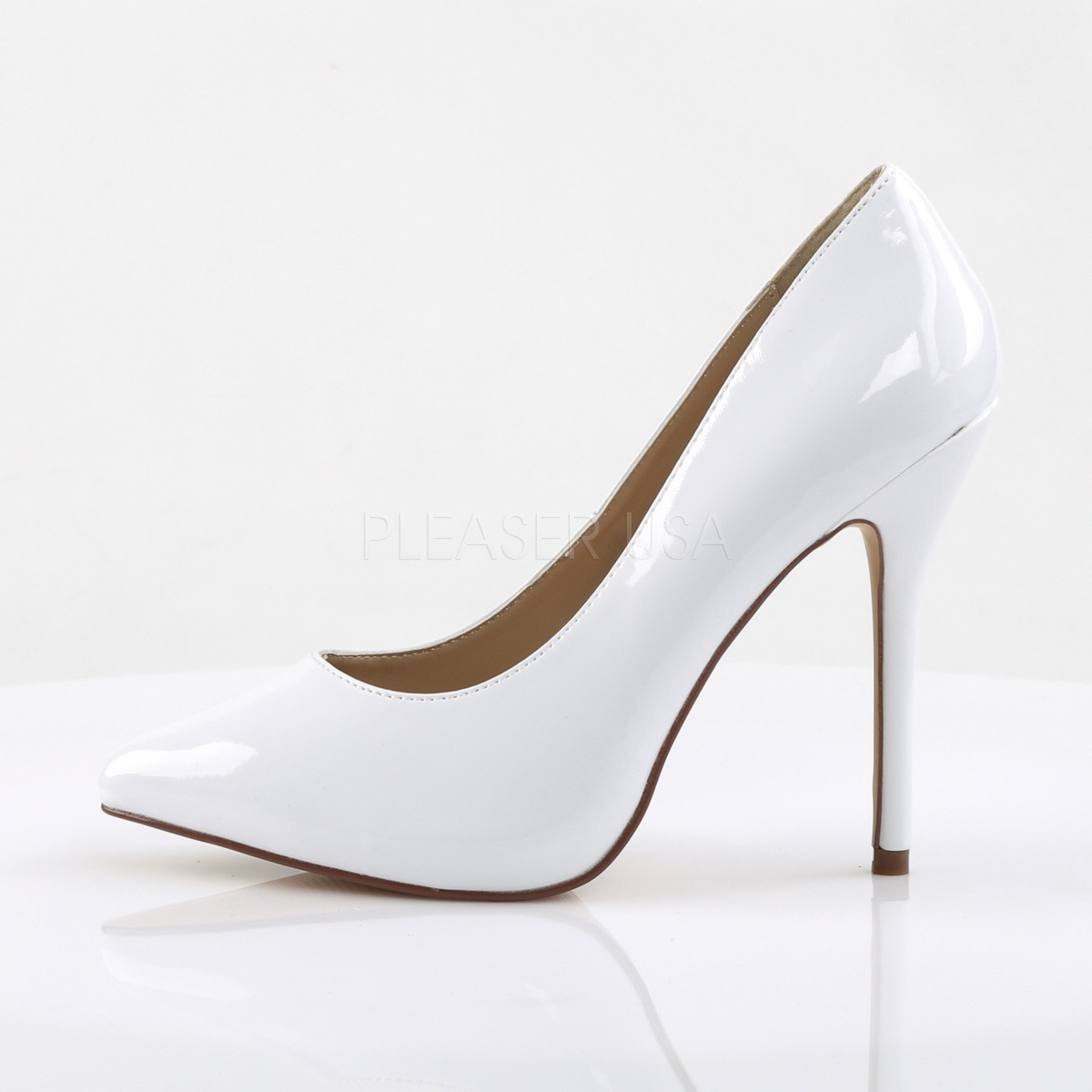 Pleaser AMUSE-20 �ѥ�ץ� �ϥ��ҡ��� �ۥ磻�� �� ���� ���ʥ�� AMUSE-20 �ץ꡼����������