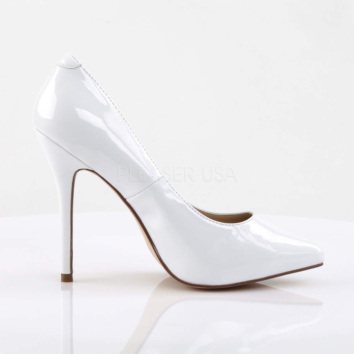 Pleaser AMUSE-20 �ѥ�ץ� �ϥ��ҡ��� �ۥ磻�� �� ���� ���ʥ�� AMUSE-20 �ץ꡼����������