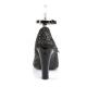 Pleaser Pink Label QUEEN-01 4inch Heel, Round Toe Pump W/ Glitter������