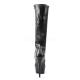 Pleaser DELIGHT-2023 6inch Heel, 1 3/4inch PF Stretch Knee BT, Side Zip������