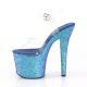 Pleaser(�ץ꡼����) RADIANT-708LG ���쥵����� 7inch Heel, 3 1/4inchAnkle Strap Sandal w/ Glitter Bottom������