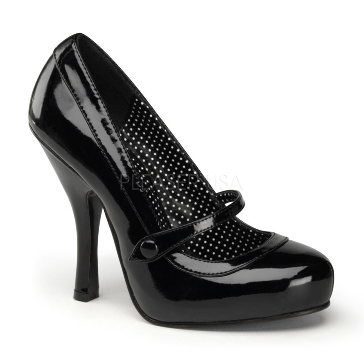 PIN UP COUTURE�����ʥ��ѥ�ץ� ���ȥ�å��դ� Pleaser CUTIEPIE-02-BLK������
