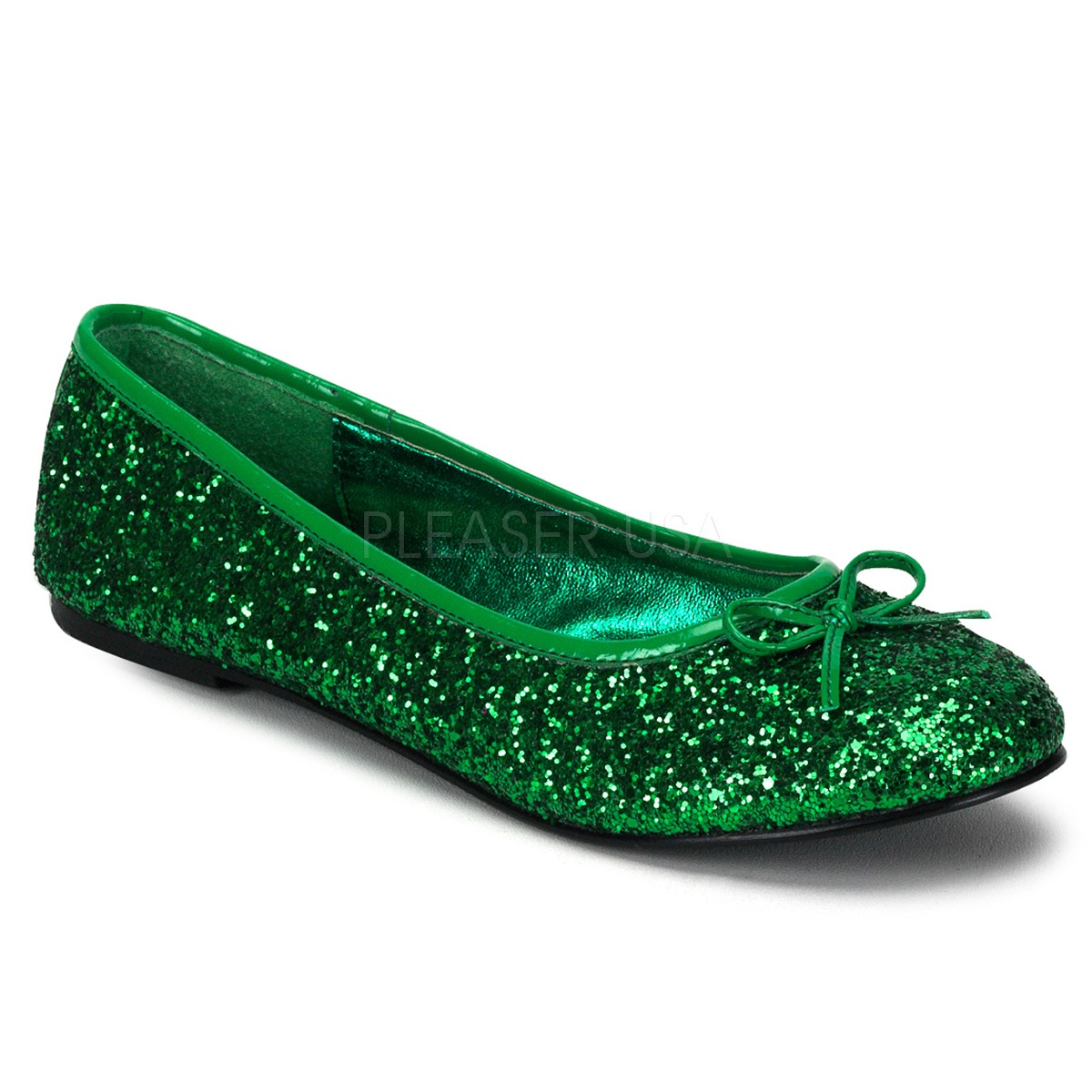 Funtasma STAR-16G Adult Ballet Glitter Flat with Bow Accent, Fantasy, Fairy������