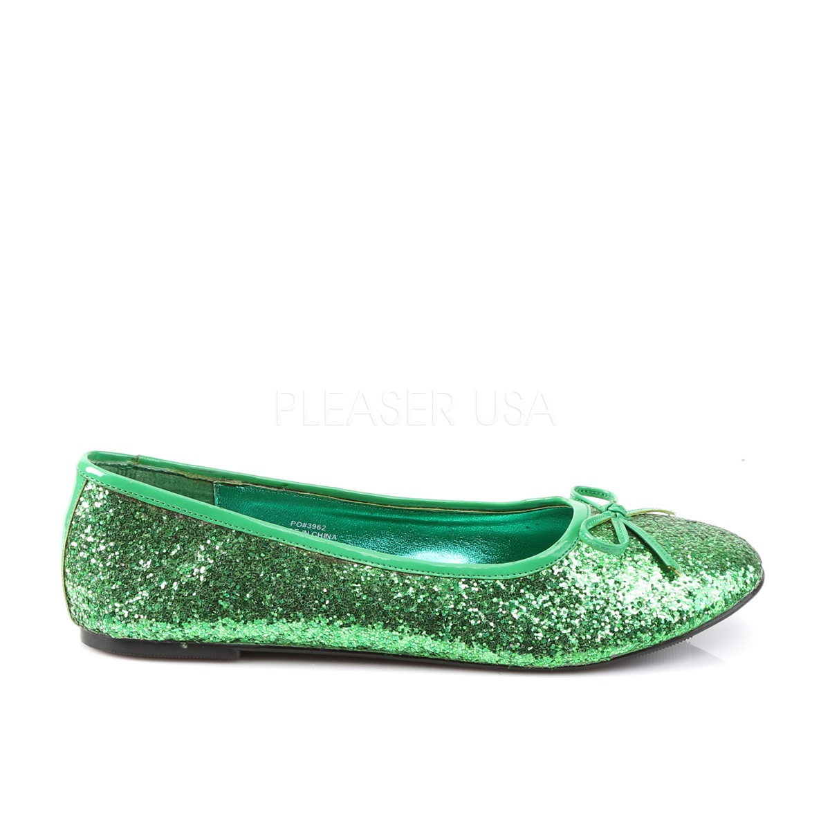 Funtasma STAR-16G Adult Ballet Glitter Flat with Bow Accent, Fantasy, Fairy������