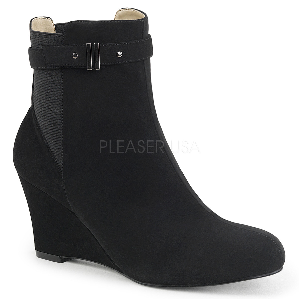 Pleaser Pink Label KIMBERLY-102 �礭�������� ���硼�ȥ֡��� ���󥯥�֡��� �����Ǻ� �ե��������������� �֥�å� �� ��7.5cm�ҡ��뢡����