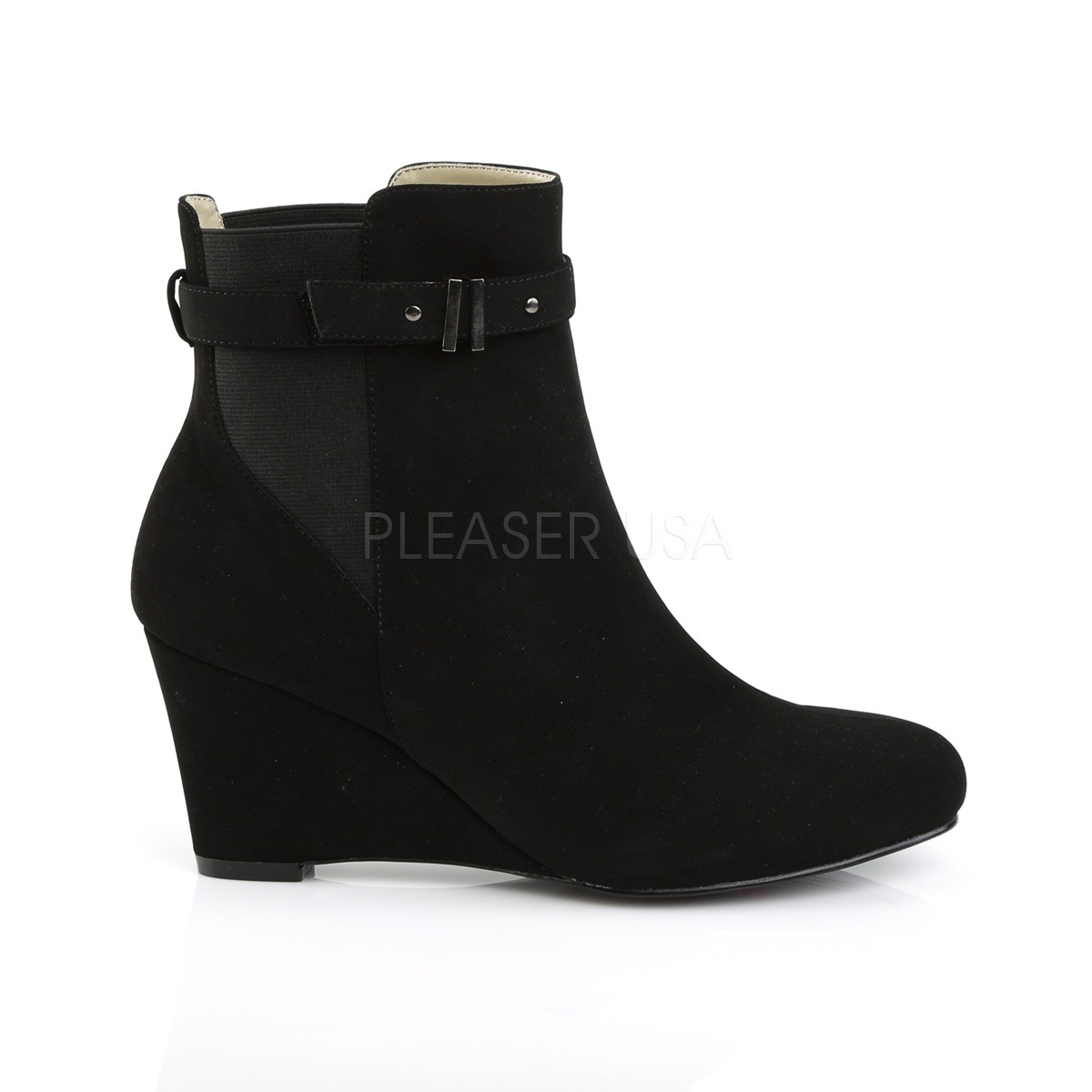 Pleaser Pink Label KIMBERLY-102 �礭�������� ���硼�ȥ֡��� ���󥯥�֡��� �����Ǻ� �ե��������������� �֥�å� �� ��7.5cm�ҡ��뢡����
