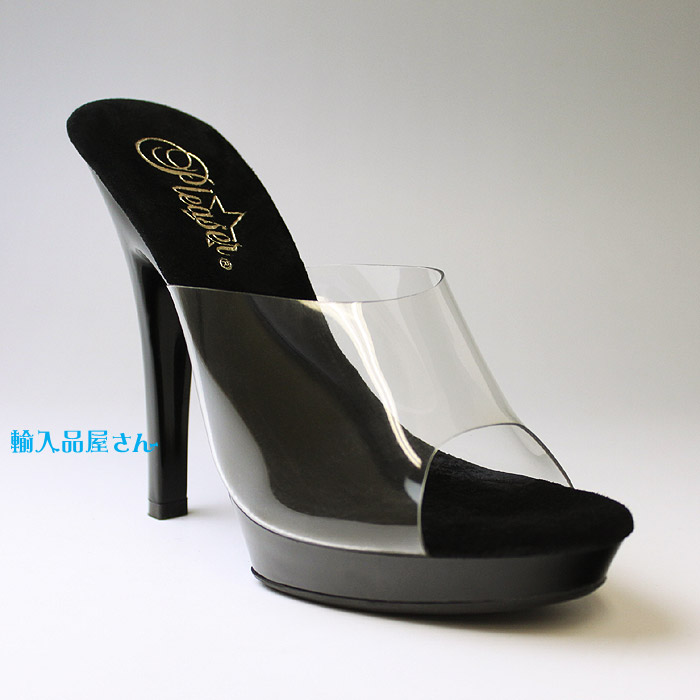 Pleaser(�ץ꡼����)��������� �ߥ塼�� ����ץ�����ӥϥ��ҡ��� ���ꥢ������LIP-101-CLR-BLK
