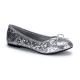 Funtasma STAR-16G Adult Ballet Glitter Flat with Bow Accent, Fantasy, Fairy