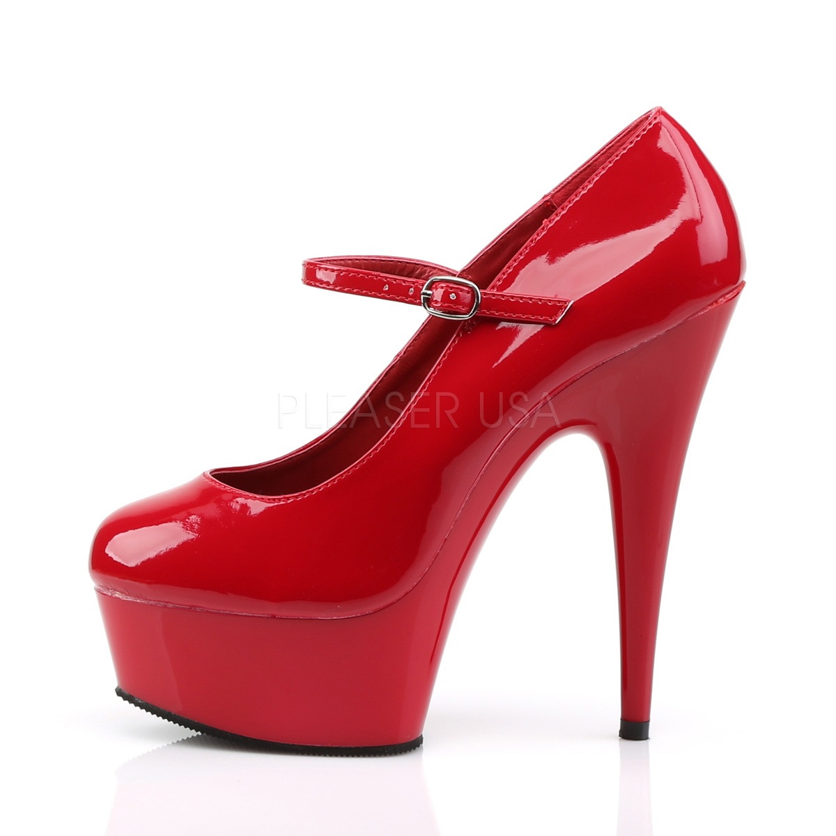 Pleaser DELIGHT-687 6inch Heel, 1 3/4inch PF Maryjane Pump������