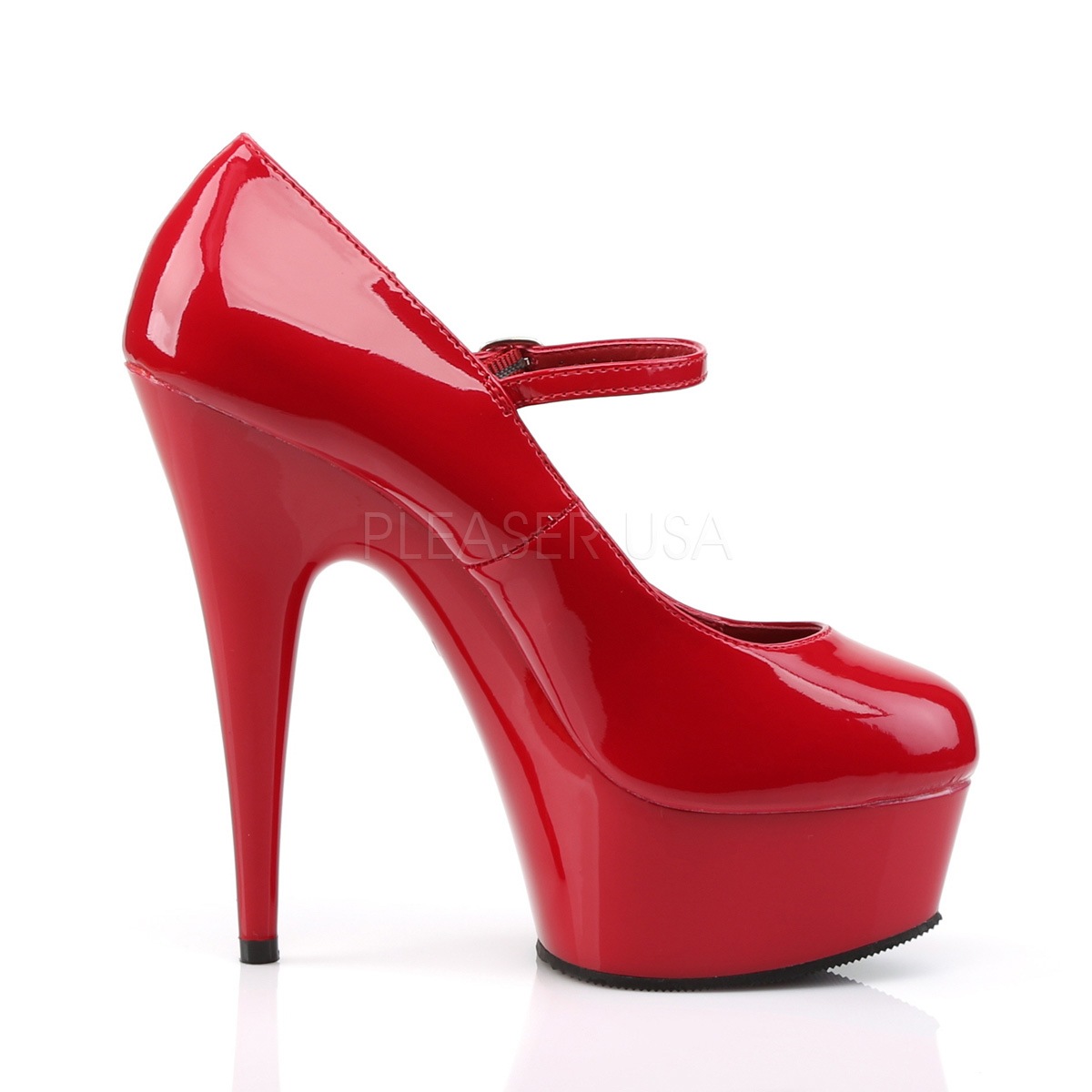 Pleaser DELIGHT-687 6inch Heel, 1 3/4inch PF Maryjane Pump������