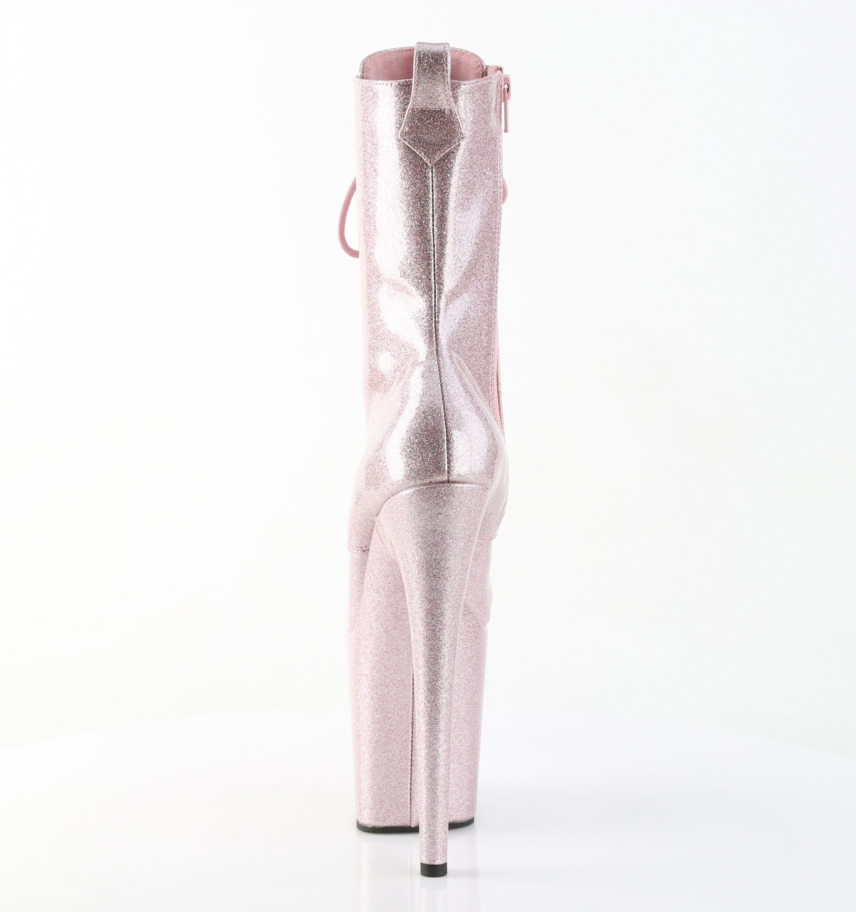 Pleaser(�ץ꡼����) FLAMINGO-1040GP �ե�ߥ� Ķ���쥷�硼�ȥ֡��� 20cm�ҡ��� �֥�å���ԥ󥯥���å���������