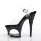 Pleaser(�ץ꡼����) MOON-708HSP ���åȥ����ȥץ�åȥե����� ���󥯥륹�ȥ�åץ������ ���ꥢ���ߥåɥʥ��ȥ֥롼�ۥ������ 7inch Heel, 2 3/4inch������