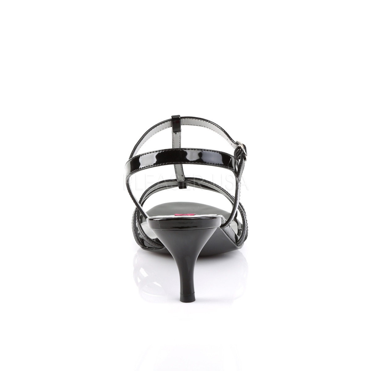 Pleaser Pink Label KITTEN-06 2 1/2inch Heel T-Strap Heel Open Toe Sandal������