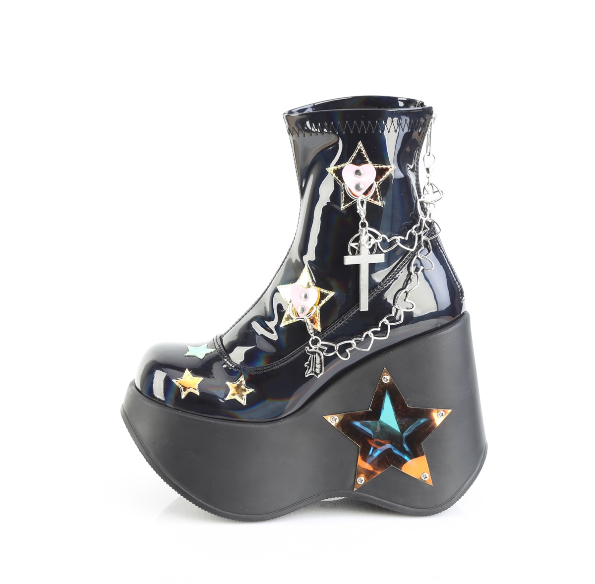 Demonia(�ǥ�˥�) BLAZE-108 USB���� �������åȥ����� LED�饤�� �����å������� �ϡ��ȥ������� ���󥯥�֡��� �֥�å��ۥ�������