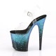 Pleaser(�ץ꡼����) FLAMINGO-808SS �ե�ߥ� Ķ���쥵����� ��20cm�ҡ��� ���ꥢ�������֥롼 �ޥ������å���������