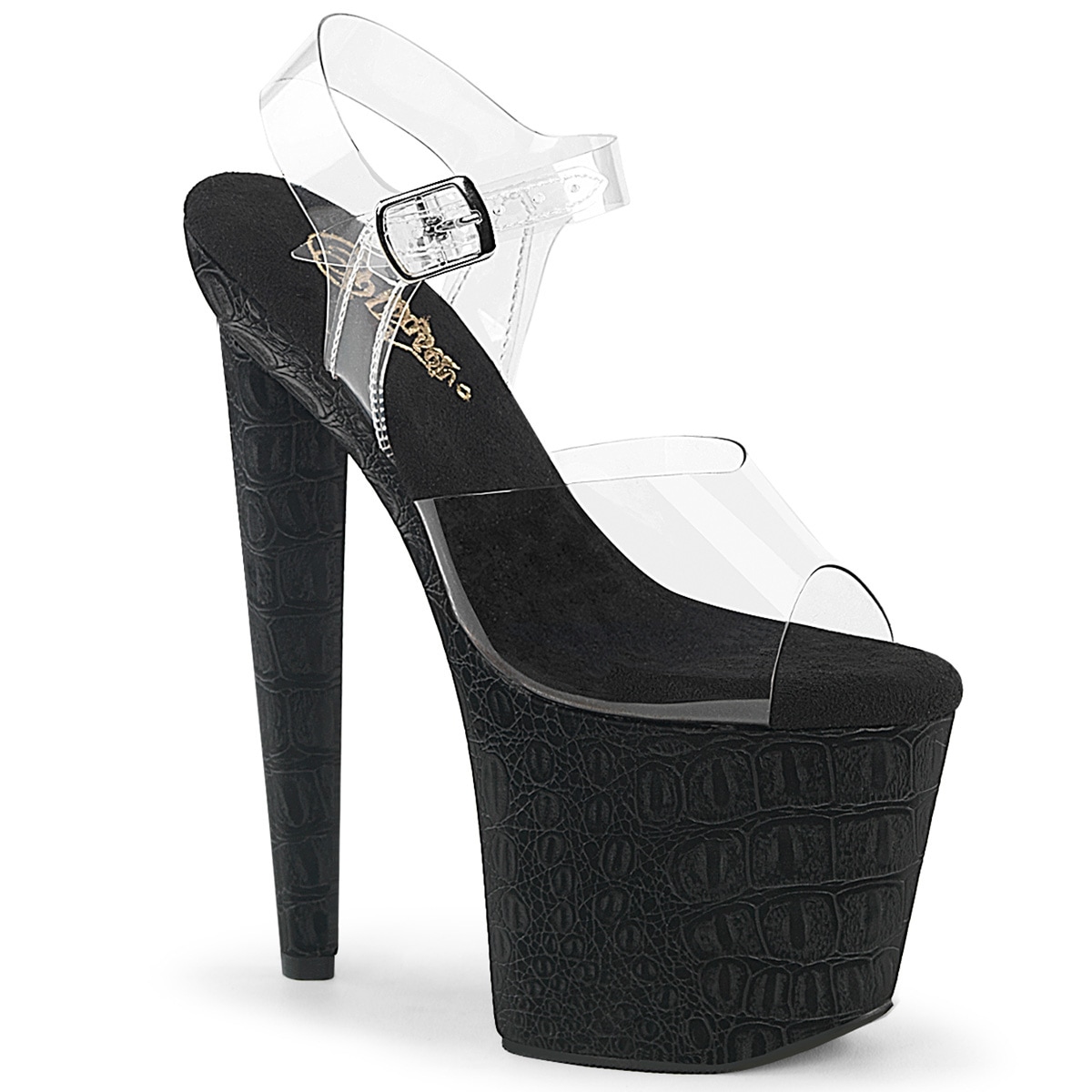 Pleaser(ץ꡼) RAZZLE-808WR ץȸ쥢󥯥륹ȥåץ 20cmҡ ꥢ֥å