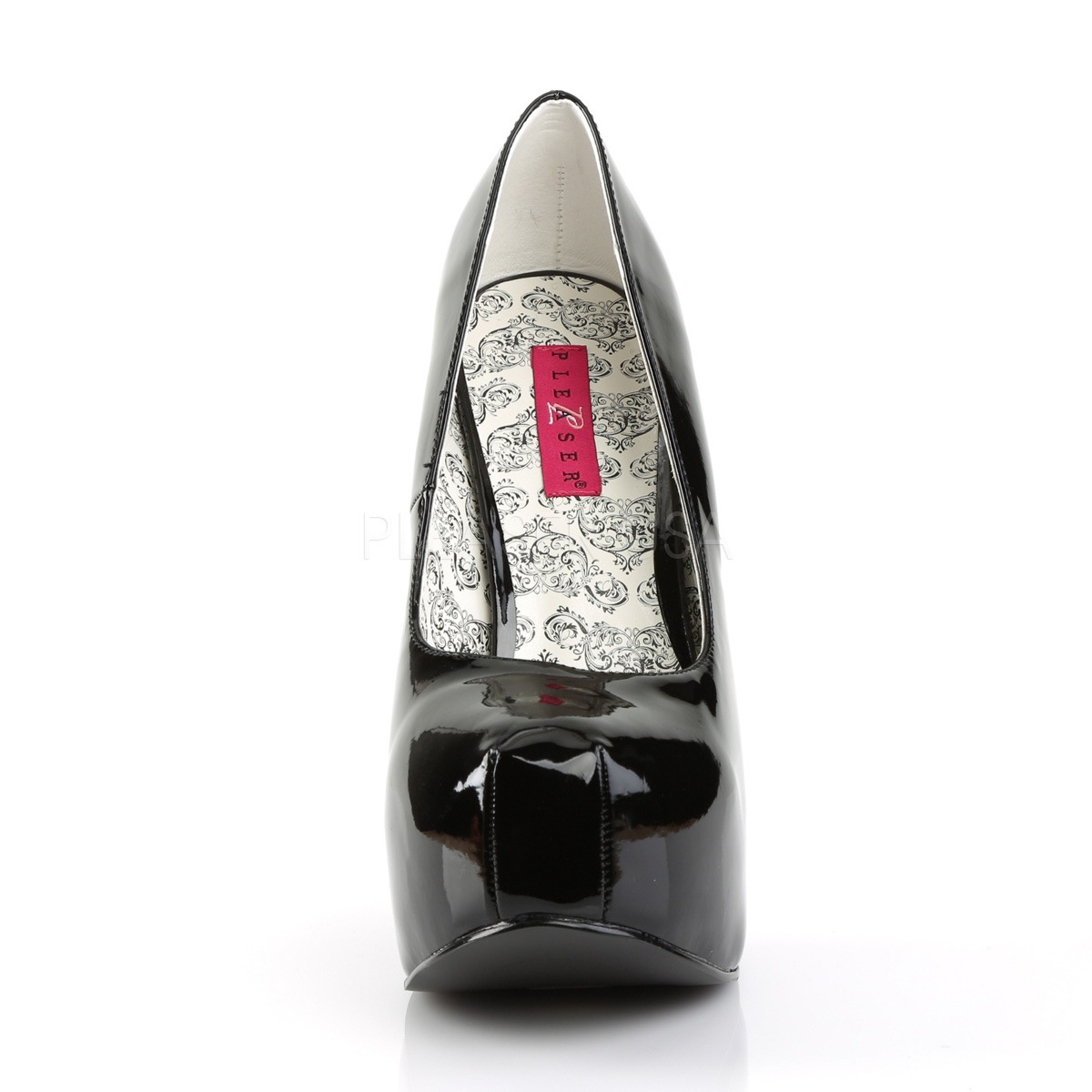 Pleaser Pink Label TEEZE-06W 5 3/4inch Heel, 1 3/4inch PF Pump W/Concealed Platform������