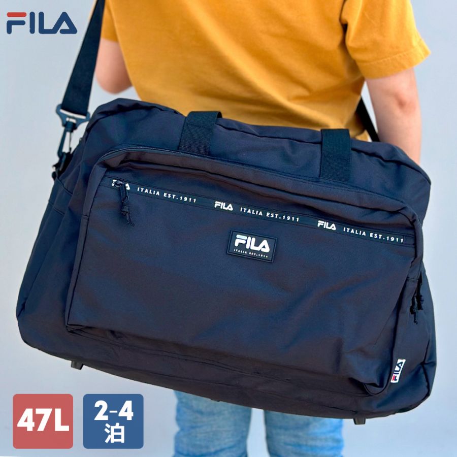 FILA ラバーネイムボストンバッグ