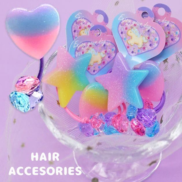 ヘアゴム グラデ 