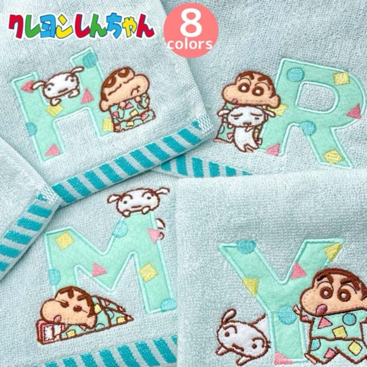 クレヨンしんちゃんイニシャルミニタオル