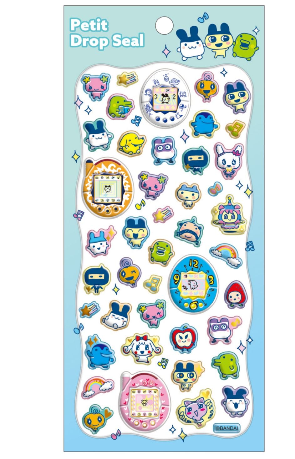プチドロップステッカー たまごっち