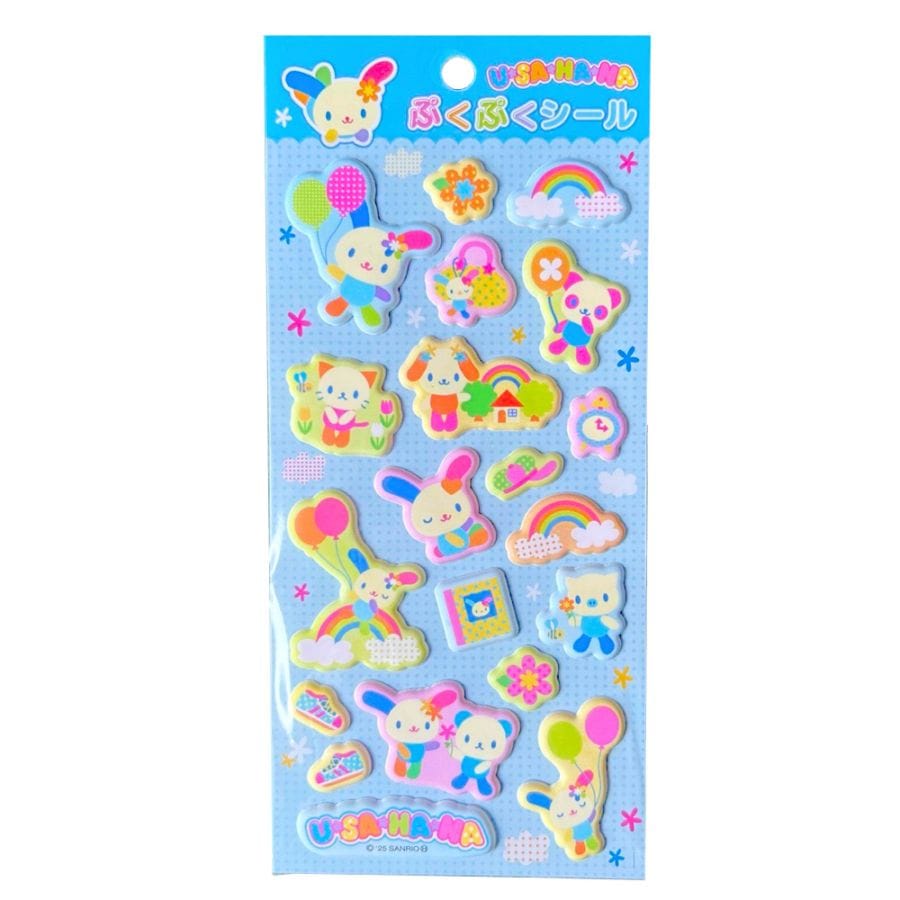 ウサハナ ぷくぷくシール