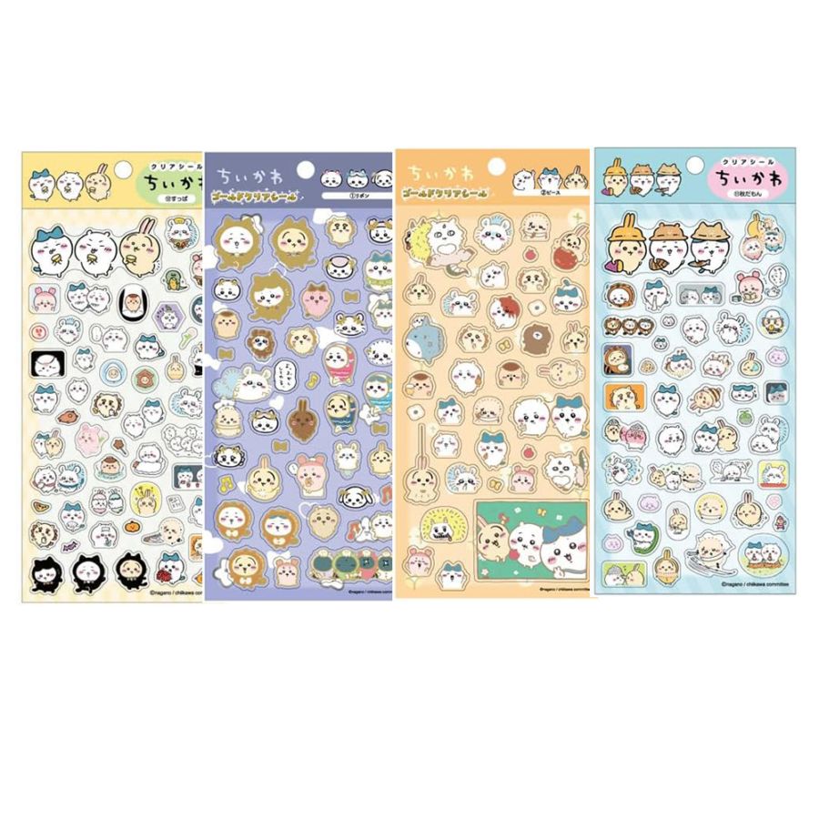 ちいかわ ゴールドクリアシール