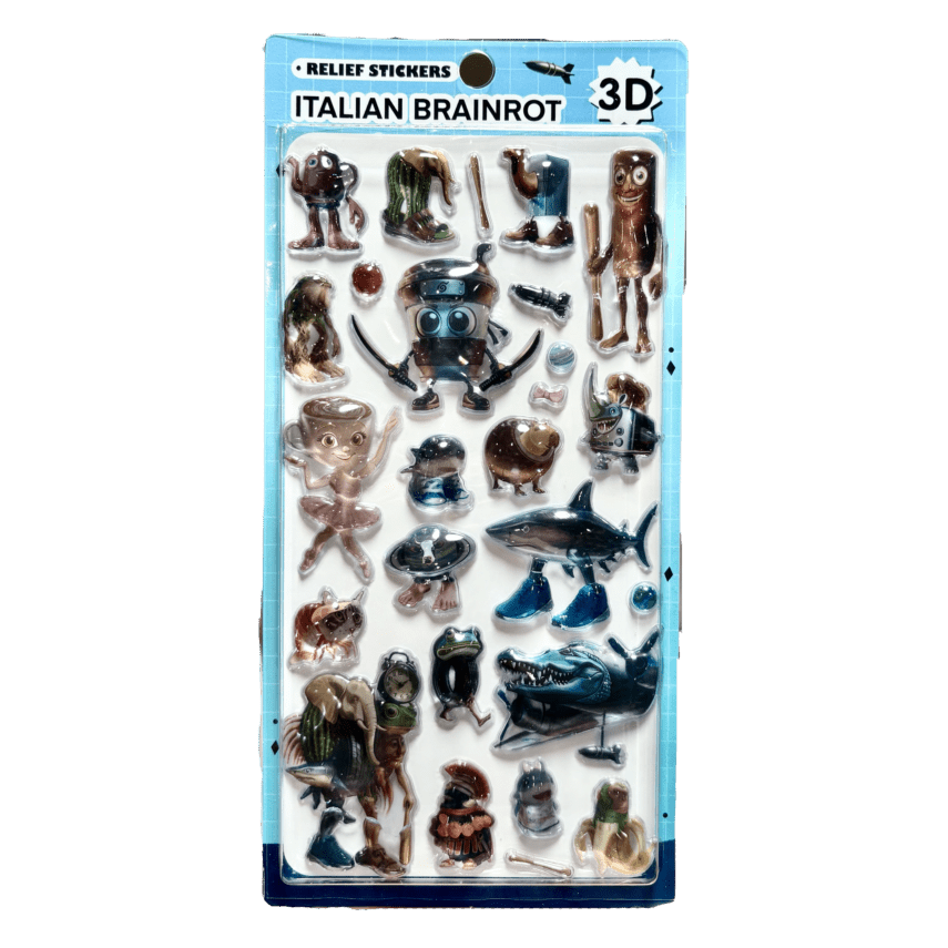 イタリアンブレインロット 3D立体シール